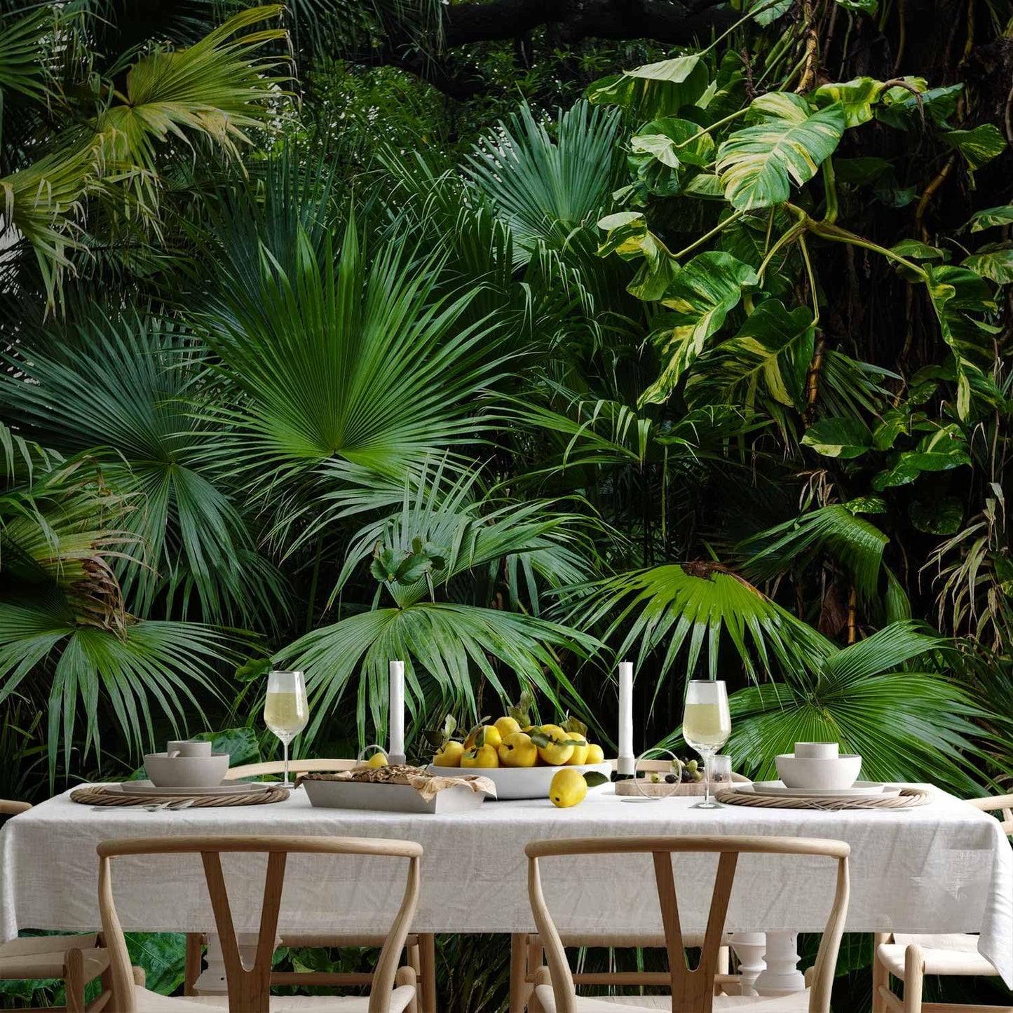artgeist Premium Wall Mural Tropical 138x101 in - XXL Non-Woven Wallpaper Fleece Wall Decor Photo Print Picture Image Design Home b-B-0312-a-a