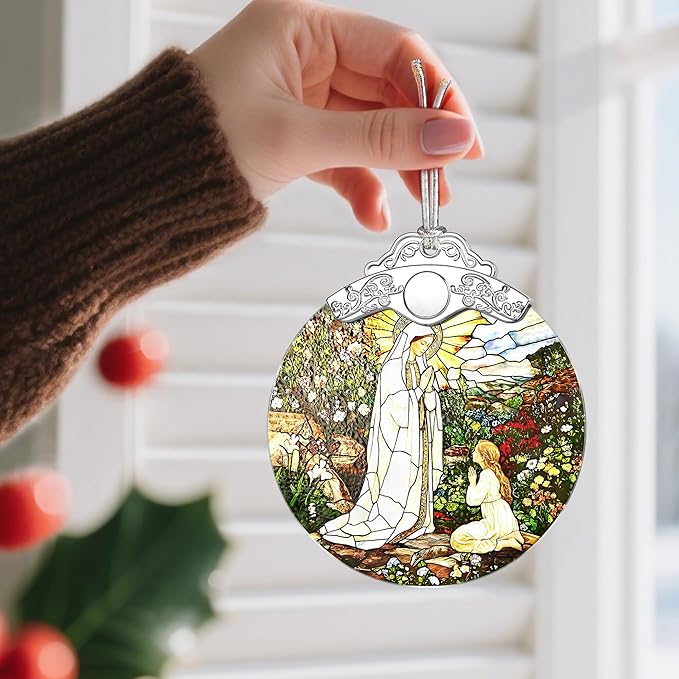 Christian Christmas Ornaments, Christmas Tree Ornaments, Religious Xmas Decorations, Holiday Ornament, Catholic Home Decor, Religious Gift, Faith Gifts for Christian - Virgin Mary