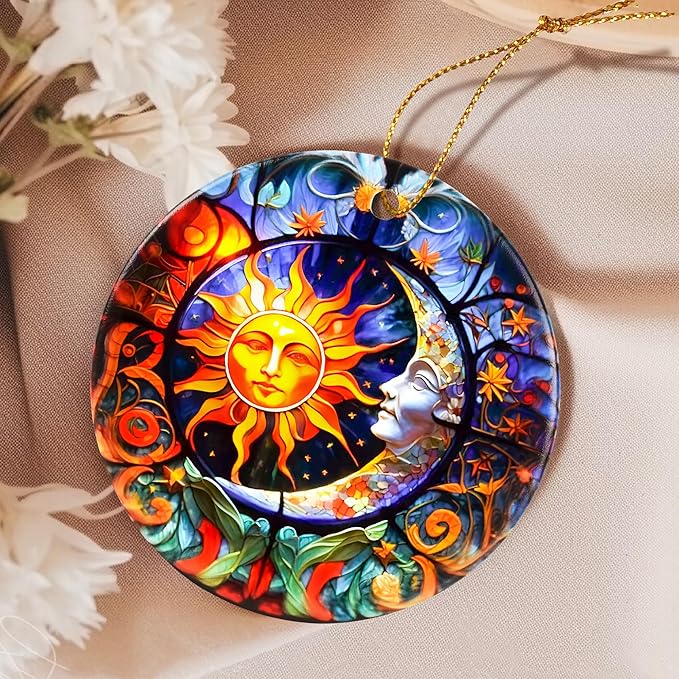 Touber Christmas Ornament, Sun God Christmas Decoration, Christmas Tree Ornaments, Holiday Decor, Christmas Keepsake, Sun God Lover Gifts