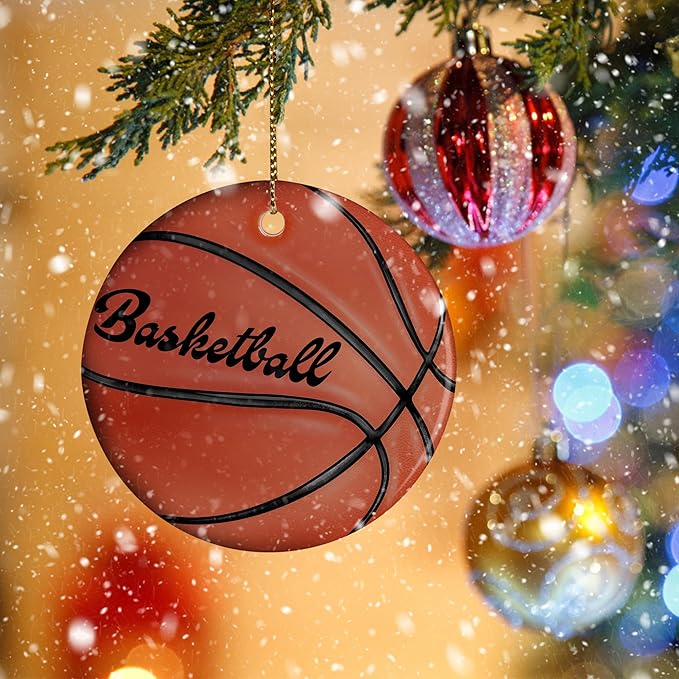 Sports Kids Basketball Player Gift - Christmas Ornament