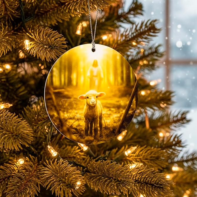 Christmas Ornament 2025 - Nativity Christmas Ornaments - Regilious Christian Gifts for Women | Men - Christian Christmas Ornaments - Easter Decor - Christmas Decor Xmas Tree Decoration