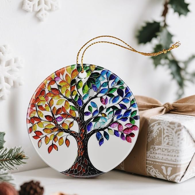 Tree of Life Ornament, Christmas Ornaments: Christmas Tree Decorations, Holiday Decor, Stocking Stuffers, Gift Ideas, Xmas Gift, Housewarming Gifts & Gifts for Friends and Family