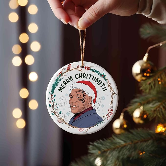 Hanging Christmas Ornament - Holiday Tree Decor - House Decoration 2025 - Funny Xmas Ornaments - Funny Gift for Friends, Coworker - Gift for Christmas - Humorous Ornaments