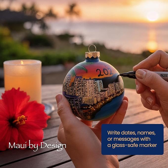 Collectible Waikiki Hawaii Christmas Ornament