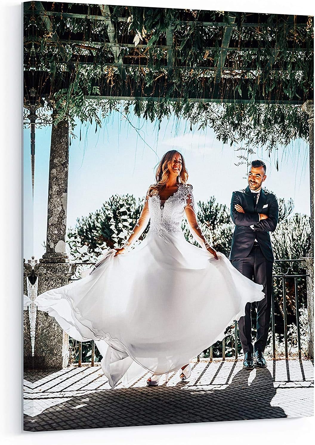 Personalized Custom Canvas Prints: Photo On Canvas (Framed Canvas, 20x30) Transform Your Photos into Stunning Framed Wall Art Digitally Printed Photo To Canvas Ideal for Home Decor