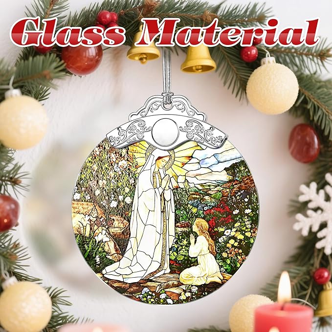 Christian Christmas Ornaments, Christmas Tree Ornaments, Religious Xmas Decorations, Holiday Ornament, Catholic Home Decor, Religious Gift, Faith Gifts for Christian - Virgin Mary