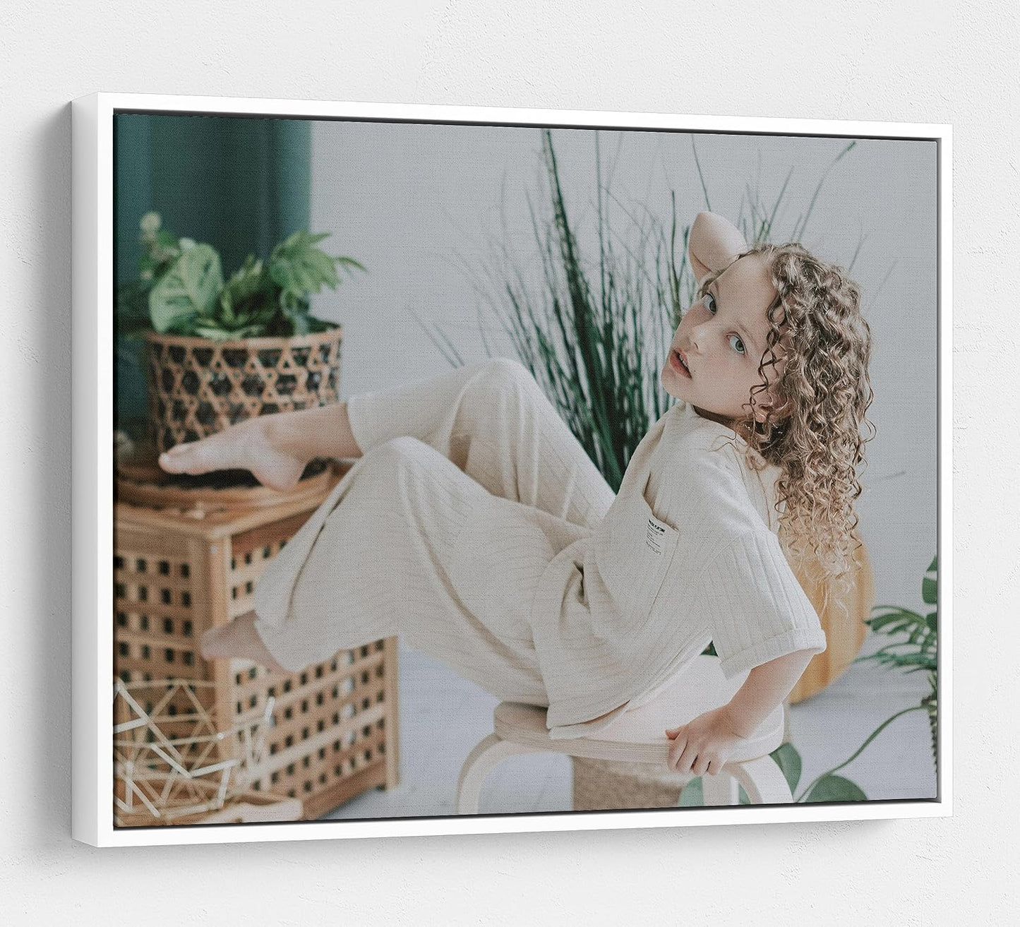 Personalized Custom Canvas Prints: Photo On Canvas (White, 18X24) Transform Your Photos into Stunning Framed Wall Art Digitally Printed Photo To Canvas Ideal for Home Decor, Gifts Keepsakes.