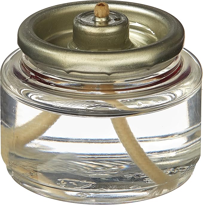 Hollowick Disposable Liquid Candles, 8 Hour, for Use in Glass Votive Tealight Lamp Holders, Restaurant Wedding Table Top Lights, Child Resistant Closures, 90 Pieces, Clear Fuel Oil HD8-90