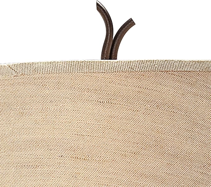 Franklin Iron Works Rustic Farmhouse Country Cottage Floor Lamp with Tray End Table 63.5" Tall Wood Twisted Iron Base Brown Linen Fabric Tapered Drum Shade for Living Room Reading House Bedroom