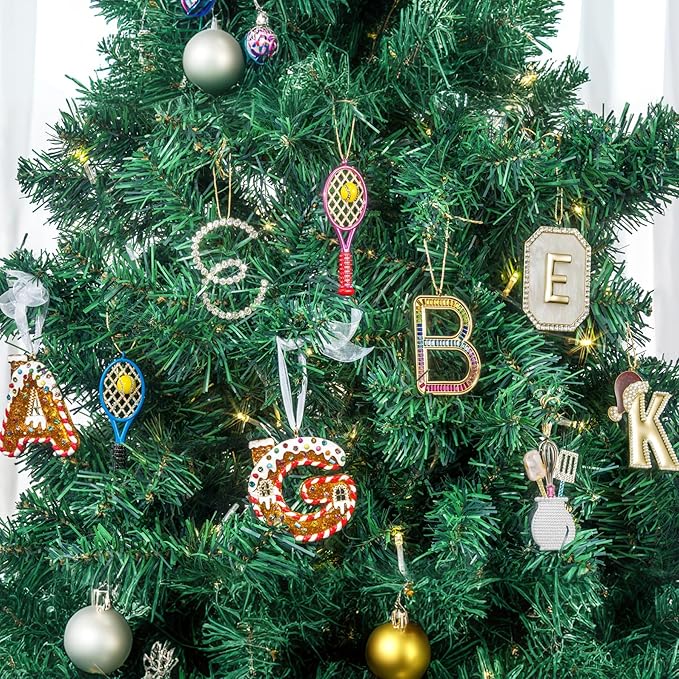 2025 Christmas Tennis Ornaments, Christmas Tree Ornament, Hanging Ornaments Tennis Ornament Gifts for Sisters Mom Grandparent Women Men