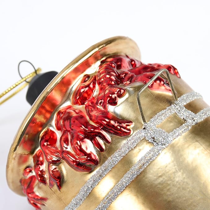 Primitives by Kathy Glass Lobster Boil Ornament Christmas Ornament Holiday Décor Hanging Tree Decorations Festive Old World Vintage Style Themed Gift