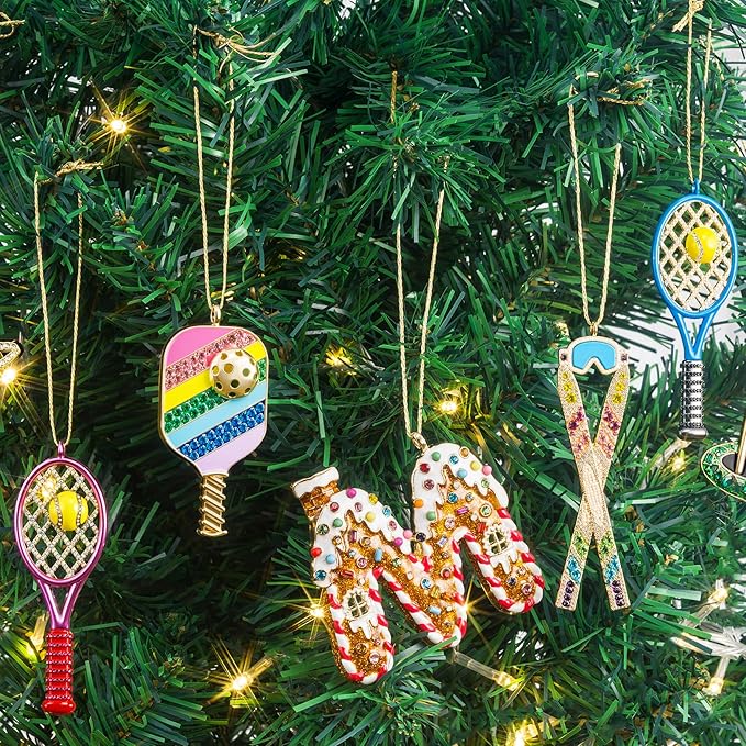 2025 Christmas Ski Ornaments, Ski Ornament for Christmas Tree, Hanging Ornaments Ski Ornament Gifts for Sisters Mom Grandparent Women Men