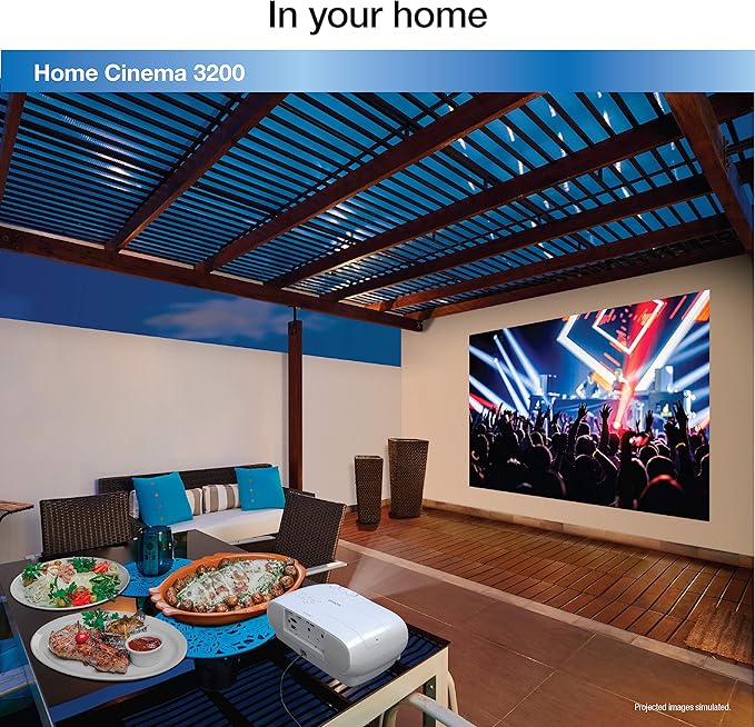 Epson Home Cinema 3200 4K PRO-UHD 3-Chip Projector with HDR