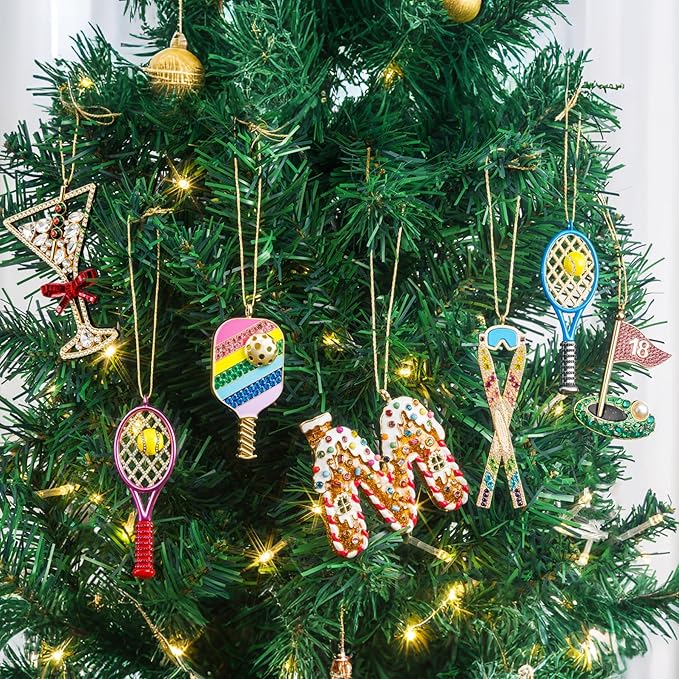 2025 Christmas Golf Ornaments, Golf Ornament for Christmas Tree, Hanging Golf Ornament Gifts for Golfer Loving Dad Grandpa Men Uncle
