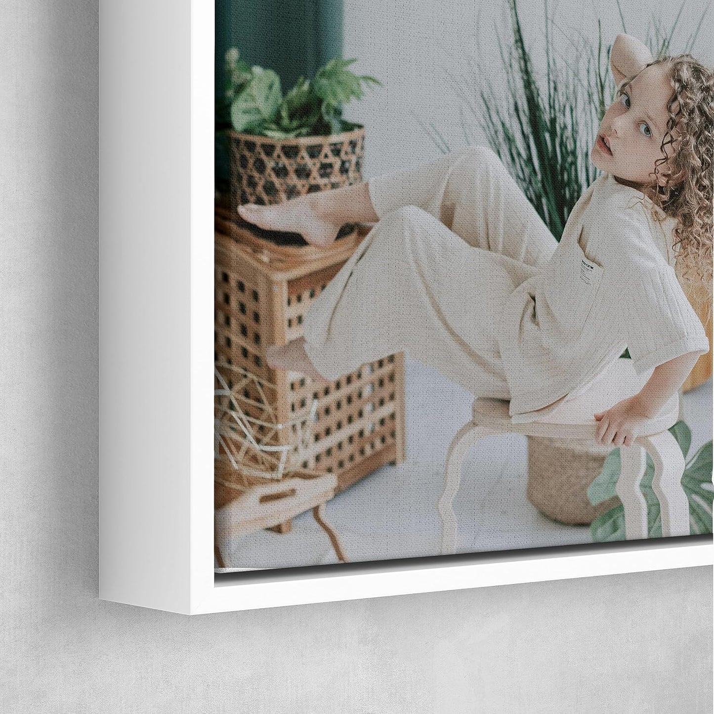 Personalized Custom Canvas Prints: Photo On Canvas (White, 12x18) Transform Your Photos into Stunning Framed Wall Art Digitally Printed Photo To Canvas Ideal for Home Decor, Gifts Keepsakes.